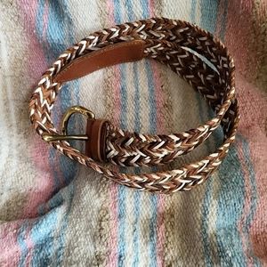 Fossil Braided Belt